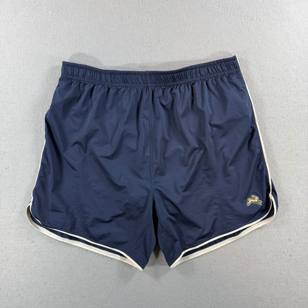 Tracksmith Running Shorts Men Large Navy Twilight Split Mesh Lined Athletic Gym